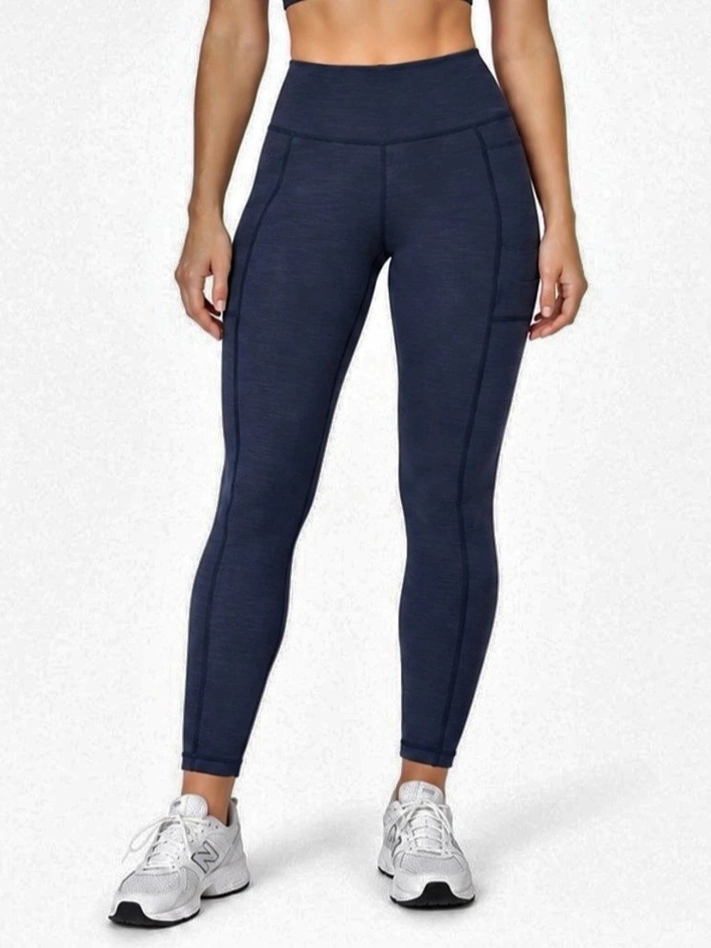 Sweaty Betty Super Sculpt Navy Leggings XS 27” Side Pocket
